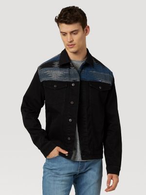 Men's Wrangler® Southwestern Shoulder Denim Jacket | Mens Jackets and ...