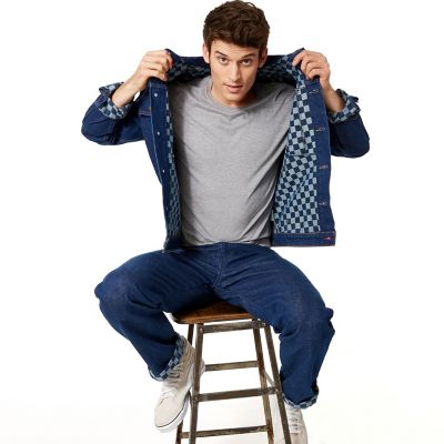 Vans® X Wrangler® Men's Checkerboard Jacket Mens Jackets and Outerwear by Wrangler®