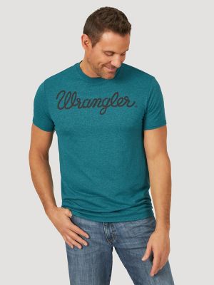 Download Men's Wrangler® Script Screenprint Short Sleeve T-Shirt ...