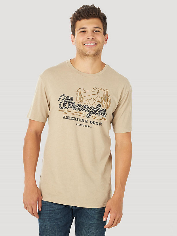 Men's Short Sleeve America's Denim Graphic T-Shirt