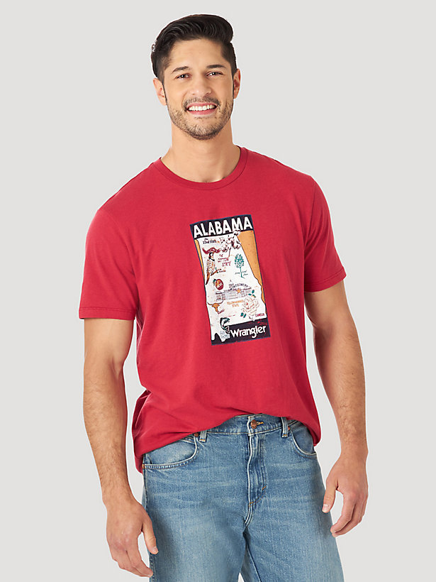 Men's Wrangler Rooted Collection™ Alabama Graphic T-Shirt