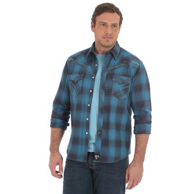 wrangler rock 47 men's shirts