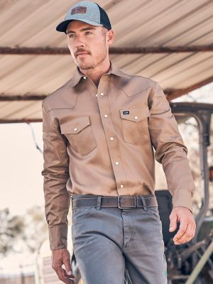 Arriba 75+ imagen wrangler mens western shirts