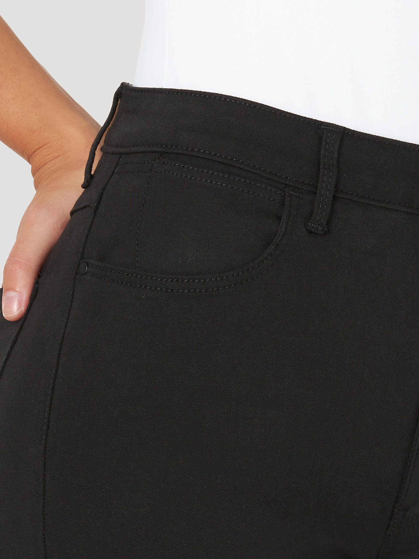 Women's Wrangler® High Rise Unforgettable Skinny Jeans in Black alternative view 5