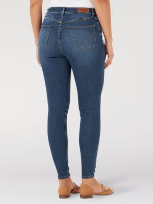 Women Levi's jeans high waist tapered Denim blue