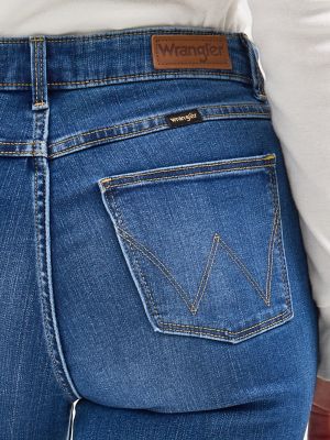 Women's Wrangler® High Rise True Straight Leg Jean in Hudson alternative view 5