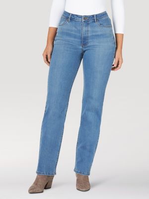 Wrangler® High Rise Straight Leg Jeans | Dillard's