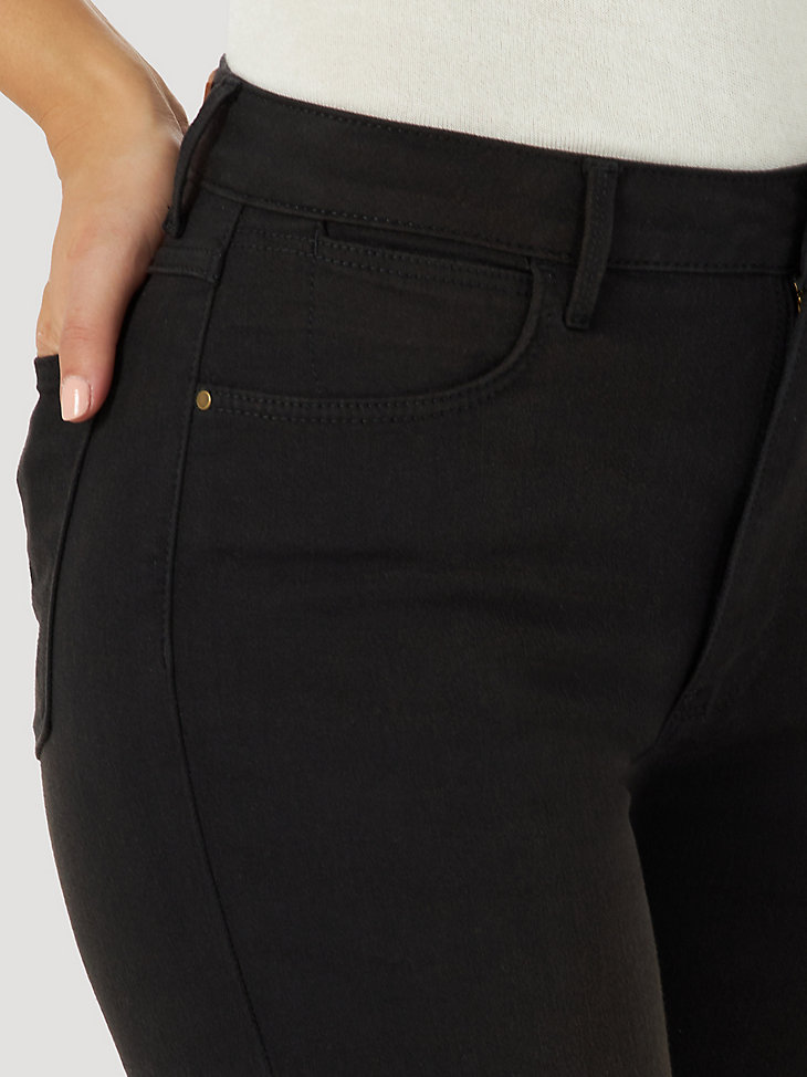Women's Wrangler® Fierce Flare Jean in Black alternative view 4