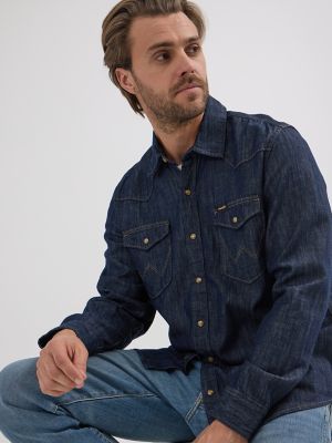 Short-Sleeved Denim Shirt - Men - Ready to Wear