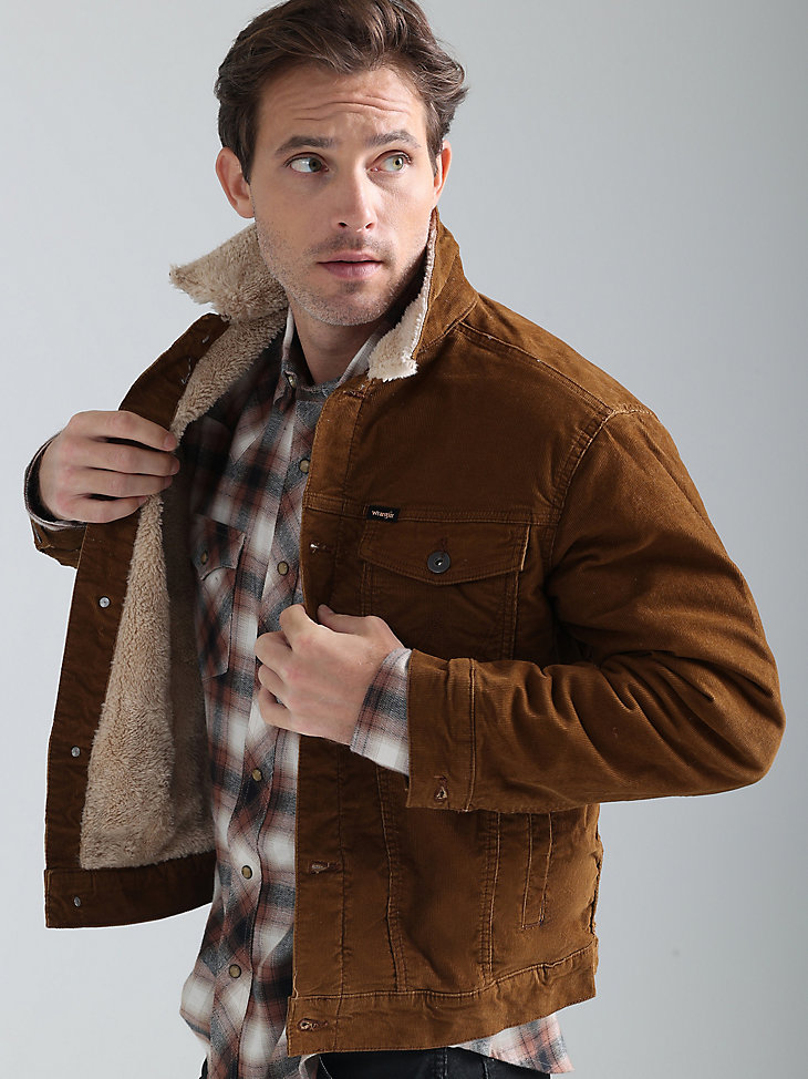 Top 123+ imagen brown wrangler jacket