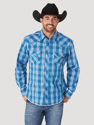 wrangler modern fit shirts