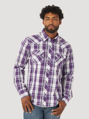 Wrangler hot sale snap shirts