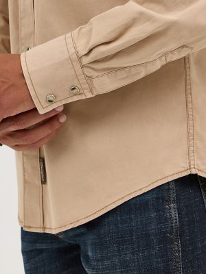 Men's Wrangler Retro&reg; Premium Pigment Dyed Twill Western Snap Shirt