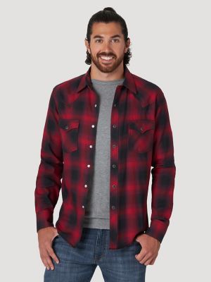 wrangler plaid shirt