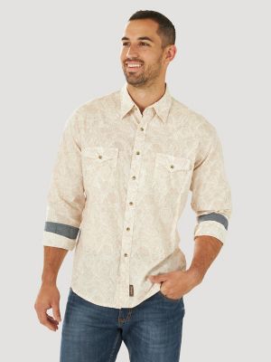 Wrangler Retro® Premium Patchwork Western Snap Shirt