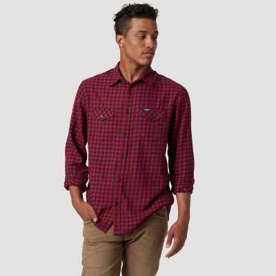 wrangler buffalo plaid shirt