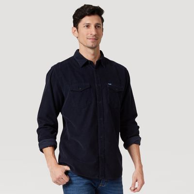 Men's Wrangler® Corduroy Long Sleeve Button Down Shirt Wrangler®