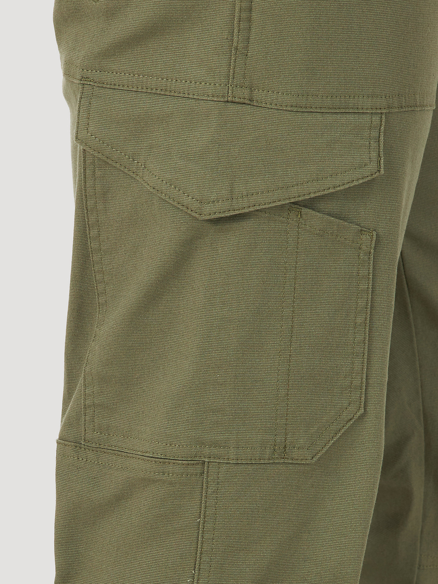 ATG by Wrangler™ Men's Canvas Cargo Pant in Industrial Green alternative view 7