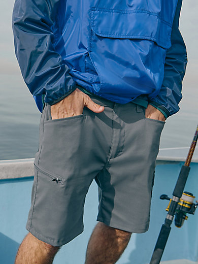 ATG by Wrangler™ Men's Asymmetric Cargo Short in Grey main view