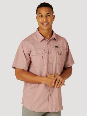 Atg™ By Wrangler® Mens Short Sleeve Utility Shirt Mens Shirts By