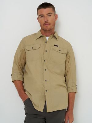 Wrangler ATG™ Men's Mix Material Shirt in Twill alternative view 2