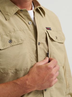 Wrangler ATG™ Men's Mix Material Shirt in Twill alternative view 4