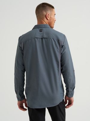 Wrangler ATG™ Men's Mix Material Shirt in Turbulence