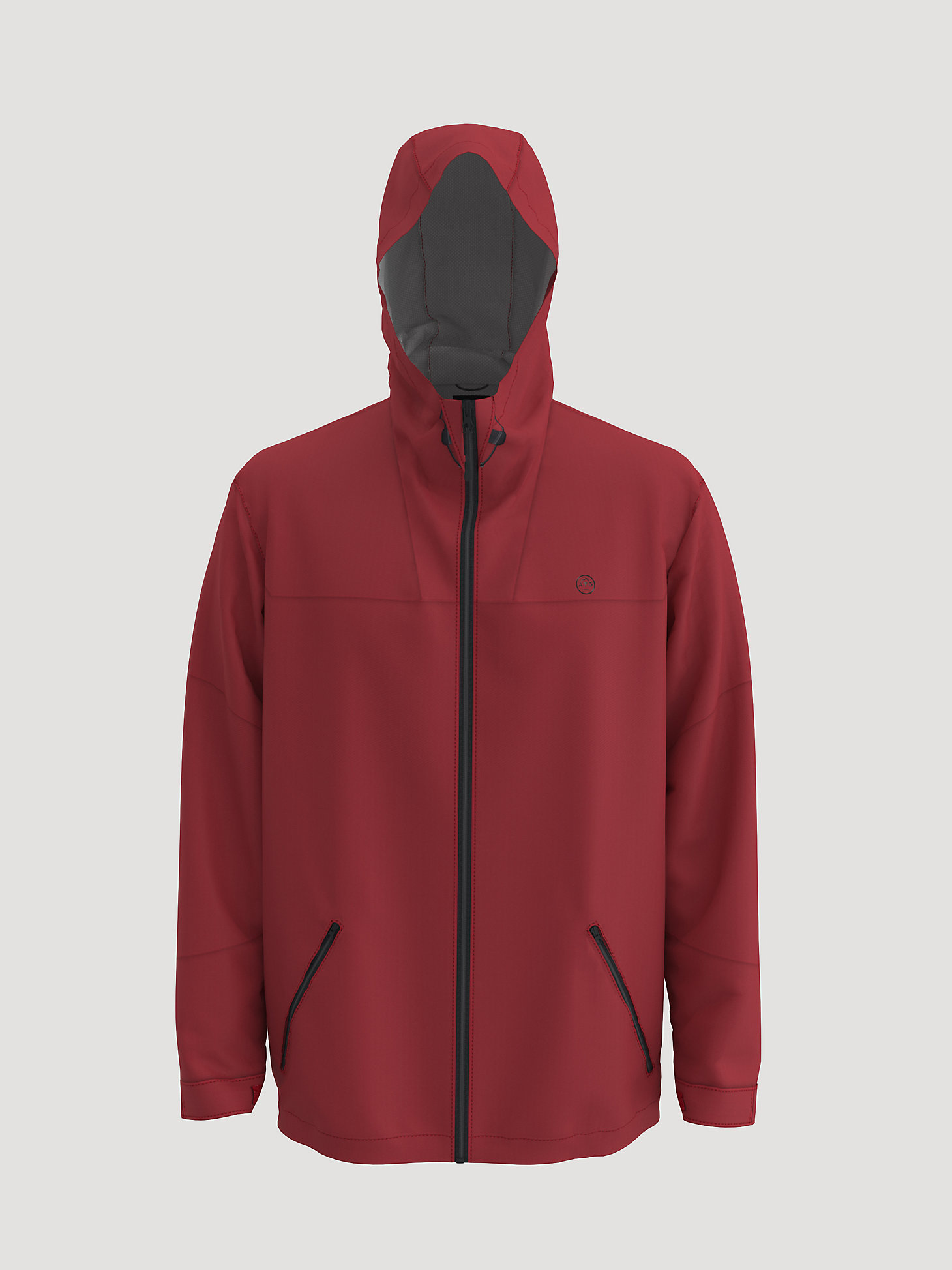 ATG by Wrangler™ Men's Rain Jacket in Red alternative view 10