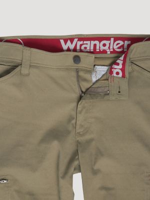 wrangler men's flex waist outdoor cargo pant