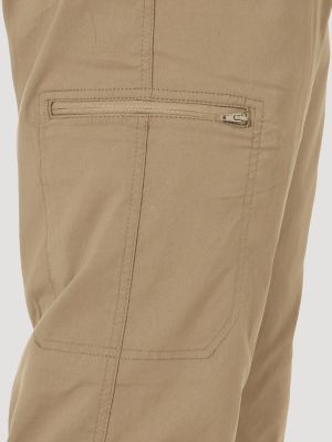 Man's Fleece Cargo Pants Button Down Straight Leg Trousers Multiple Pockets  Winter Outdoor Worout Sweatpants (XXXL, Army Green) 