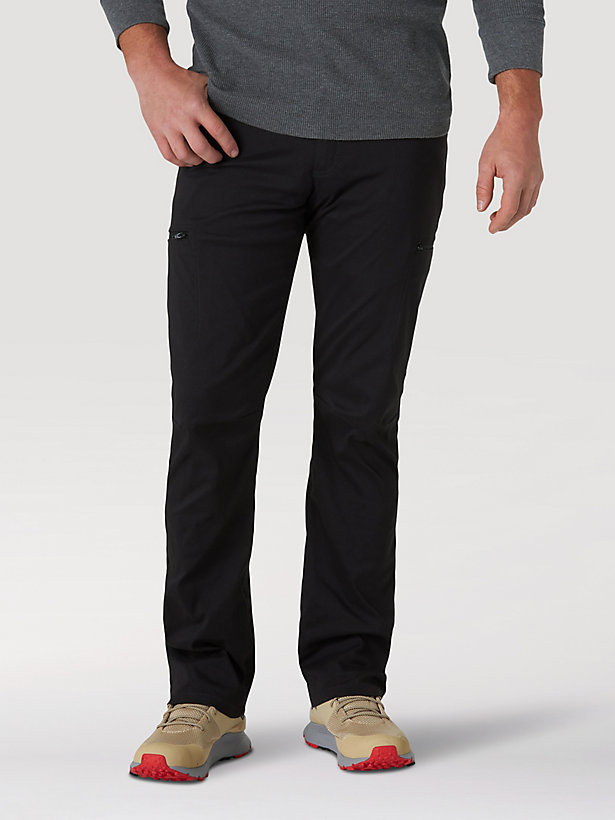 Men's Wrangler® Flex Waist Outdoor Cargo Pant in New Black