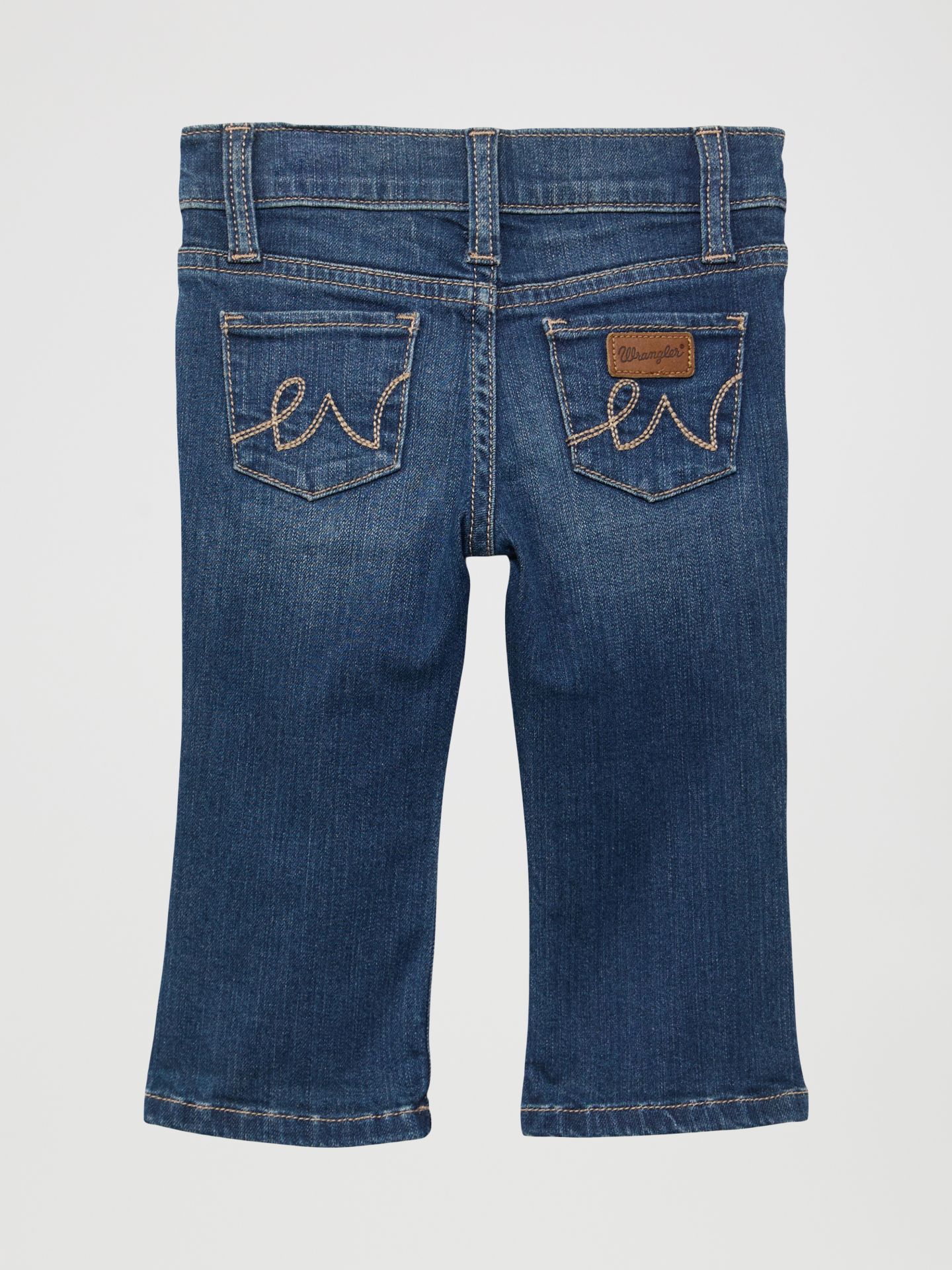 Джинсы Wrangler Western 5 Pocket для девочек-малышей, цвет: Джинсовый — фото 2