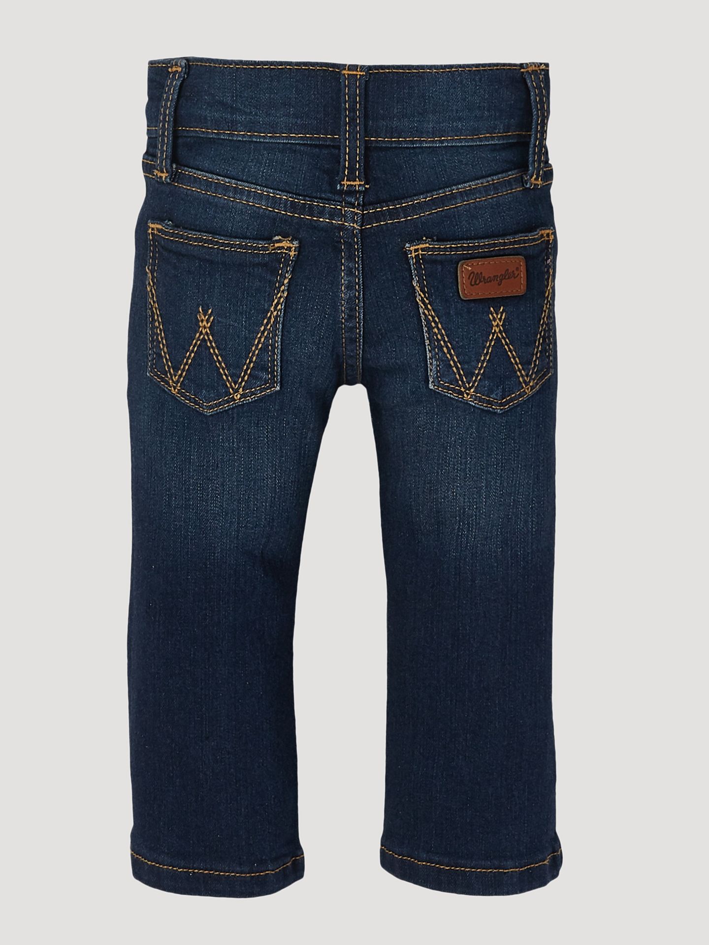 Джинсы Wrangler Adjustable Waist Western для мальчиков-малышей, цвет: Тёмный синий — фото 2