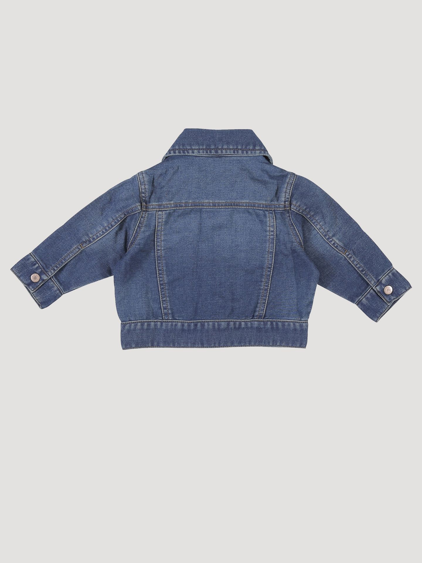 Куртка Wrangler Long Sleeve Classic Denim для мальчиков-малышей, цвет: Тёмный синий — фото 3