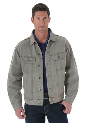 RJK30CH Wrangler Rugged Wear® Denim Jacket Charcoal New W/Tags !!
