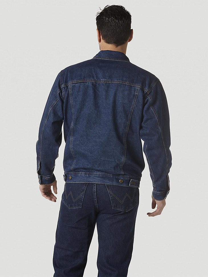 Wrangler Rugged Wear® Flannel Lined Denim Jacket