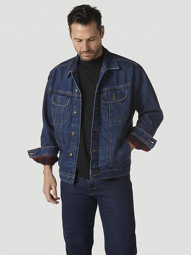 Wrangler Rugged Wear® Flannel Lined Denim Jacket