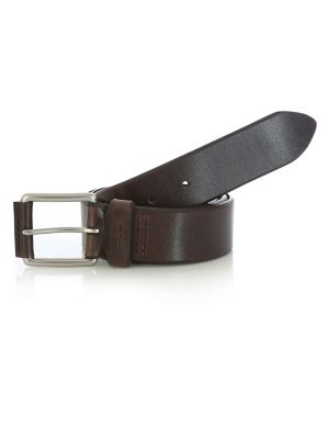 Wrangler Men's Covered Buckle Belt, Size: 42, Brown