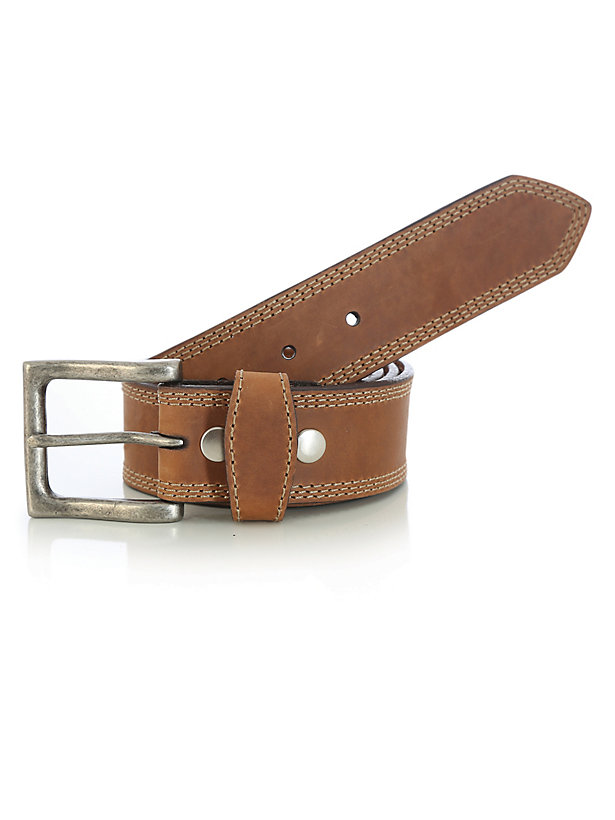 Wrangler Rugged Wear® Belt with Triple Needle Stitch detail