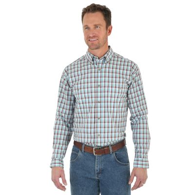 wrangler wash and wear shirts