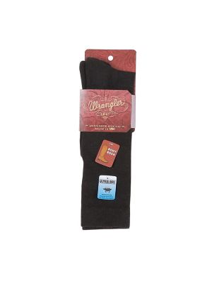 Mens Western Boot Sock:Black:L alternative view