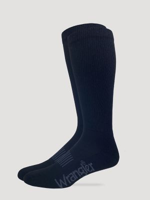 Extra Wide Sock Extra Wide Crew Loose Fit/Stays Up-Black