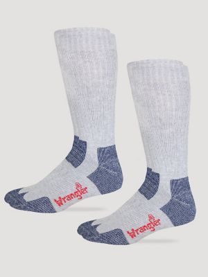 Wrangler® RIGGS Workwear® Steel Toe Boot Sock - 2 Pair in Grey