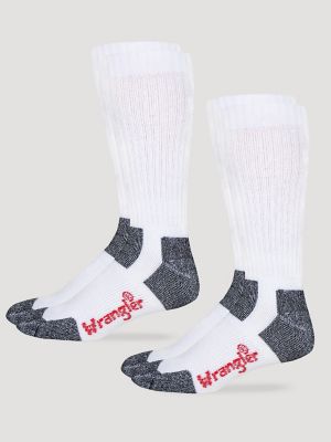 Wrangler® RIGGS Workwear® Steel Toe Boot Sock - 2 Pair in White