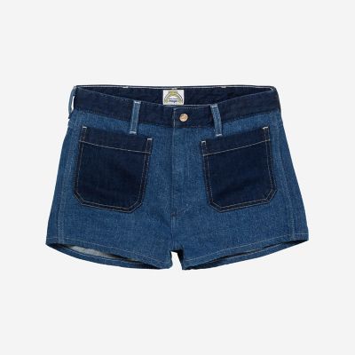 Peter Max™© X Wrangler® Women's Pieced Denim Pin Up Short Womens