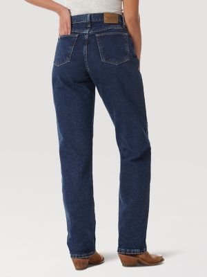 Wrangler Women's Straight-Leg Jeans - Dark Wash - Size 4x32