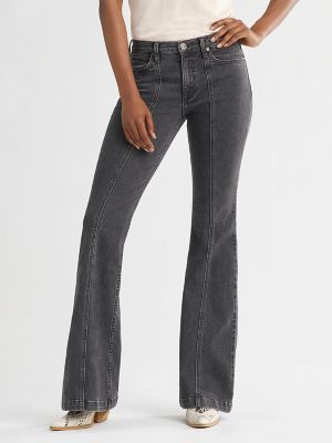 Women's High Rise Seamed Flare Jean | Womens Jeans by Wrangler®