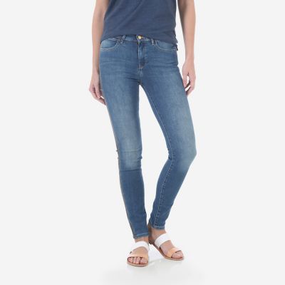 wrangler high rise skinny jeans