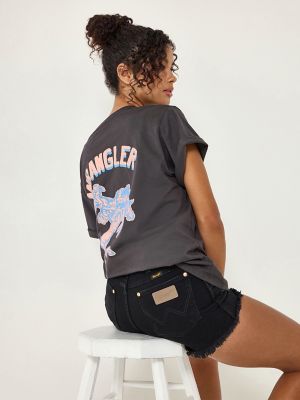 Women's Reworked Short in Shadow Black