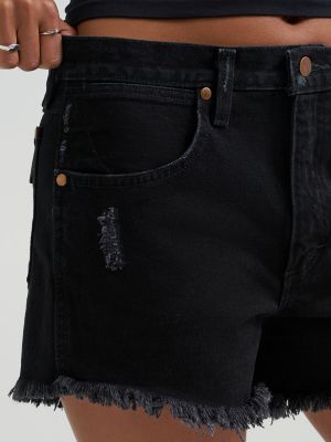 Women's Reworked Short in Shadow Black